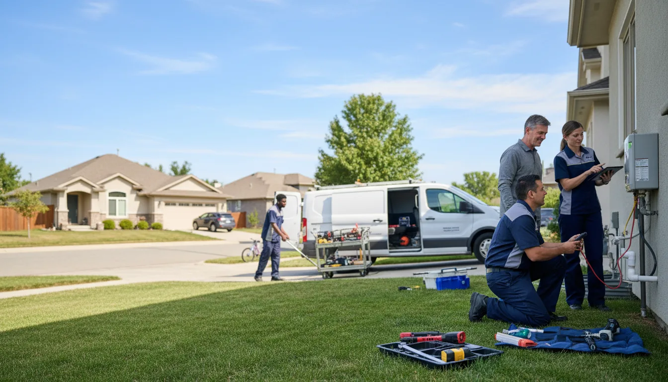 Tankless water heater service in Livonia, MO